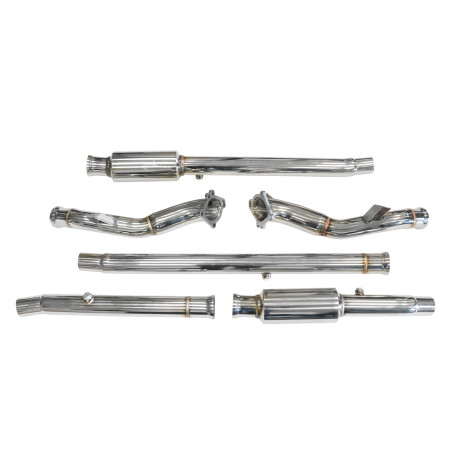 Down pipe, dump pipe RACES downpipe pentru Audi 2.7 Biturbo | race-shop.ro