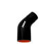 Cot 45° reducție Cot reducție silicon 45° - 15mm (0,59") la 20mm (0,79") | race-shop.ro