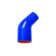 Cot 45° reducție Cot reducție silicon 45° - 15mm (0,59") la 20mm (0,79") | race-shop.ro