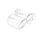 Ornament cu o ieșire Double exhaust tip, black chrome | race-shop.ro