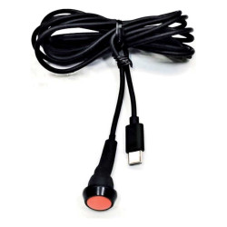 ZERONOISE buton PTT cu conector USB-C (simplu, cablu 2 m)