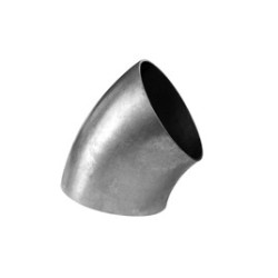 Cot inox 45°, 48mm, scurt