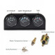 Ceasuri bord KET Classic Ceas indicator KET Classic - 3 în 1 de 52mm - Volt+ Temperatură apă+ Presiune ulei | race-shop.ro