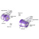 A6 / S6 / RS6 Powerflex Bucșă punte spate Audi A6 (2002 - 2005) | race-shop.ro