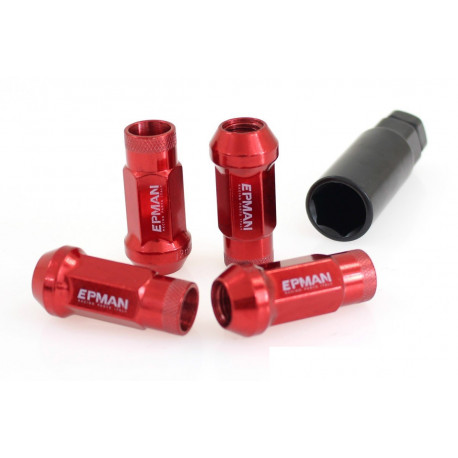 Prezoane și piulițe Set 20buc piulițe EPMAN M12x1.5 / M12x1.25 diferite culori | race-shop.ro