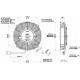 Ventilatoare 24V Ventilator electric universal SPAL 190mm - suflare, 24V | race-shop.ro