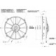 Ventilatoare 24V Ventilator electric universal SPAL 305mm - aspirare, 24V | race-shop.ro