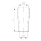 Cuplă reducție dreapă Cuplă reducție dreaptă silicon - 15mm (0,59") la 25mm (1") | race-shop.ro