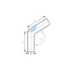 Cot silicon 67° - 70mm (2,75