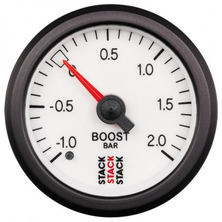 Ceasuri bord STACK standard 52MM Ceas indicator STACK presiune turbo 1- 2 BARI (mecanic) | race-shop.ro