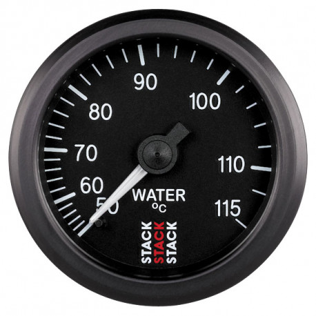 Ceasuri bord STACK standard 52MM Ceas indicator STACK Temperatură apă 50 - 115°C (mecanic) | race-shop.ro