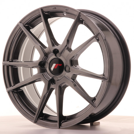 Jante Jante Japan Racing JR21 17x7 ET25-40 4H Blank Hyper Black | race-shop.ro