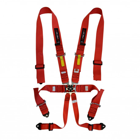 Centuri de siguranță și accesorii Centuri de siguranță sport în 6 puncte FIA RACES 3" (76mm), roșu | race-shop.ro