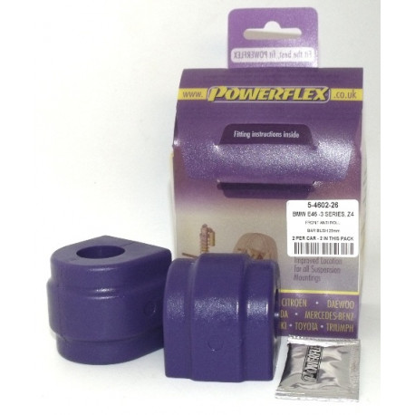 E46 3 Series Compact Powerflex Bucșă bară antiruliu 26mm BMW E46 3 Series Compact | race-shop.ro