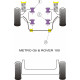 Metro GTi, Rover 100 Tampon tobă eșapament Powerflex Rover Metro GTi, Rover 100 | race-shop.ro
