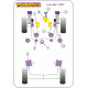 Leon & Cupra Mk1 Typ 1M 2WD (1999-2005) Powerflex Bucșă flanșe amortizoare față sus -10mm Seat Leon &amp; Cupra Mk1 Typ 1M 2WD (1999-2005) | race-shop.ro