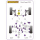 Superb (2009-2011) Powerflex Bucșă tampon motor inferior (mare) Track Utilizați Skoda Superb (2009-2011) | race-shop.ro