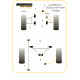 7 Imperial Chassis DeDion without Watts Linkage (1973-2006) Powerflex Bucșă spate braț spate Caterham 7 | race-shop.ro