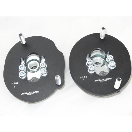 Flanșe reglaj suspensie SILVER PROJECT flanse camber pentru Peugeot 208, Citroen DS3 pentru suspensie stoc | race-shop.ro
