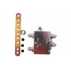 Adaptoare filtru de ulei Adaptor relocare sub filtrul de ulei intrare/ieșire AN10 cu termostat | race-shop.ro