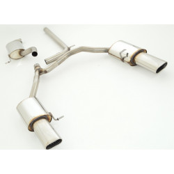 70mm Evacuare Duplex pentru VW Jetta 1KM - Cu certificat ECE (881434TD-X)