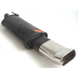 Tobă de eșapament sport cu tratament suprafață - Cu certificat ECE (921400A-x)
