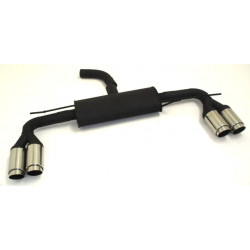 Tobă de eșapament sport Duplex VW Beetle 5C - Cu certificat ECE (921448TD-X)