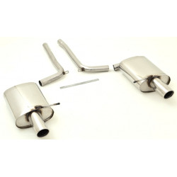 Tobă de eșapament sport Duplex Audi A4 B7 (8EC/8ED/8H) Quattro - Cu certificat ECE (971027D-X)