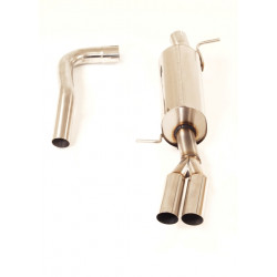 Tobă de eșapament sport Audi A1 și Sportback - Cu certificat ECE (971042-X)