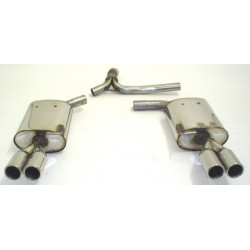 Tobă de eșapament sport Duplex Ford Mondeo (BA7) - Cu certificat ECE (971225TD-X)