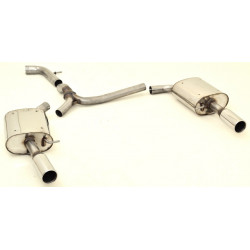 Tobă de eșapament sport Duplex Ford Mondeo (BA7) - Cu certificat ECE (971226TD-X)