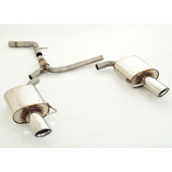 Tobă de eșapament sport Duplex Ford S-Max - Cu certificat ECE (971235BD-X)