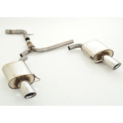 Tobă de eșapament sport Duplex Ford S-Max - Cu certificat ECE (971236BD-X)