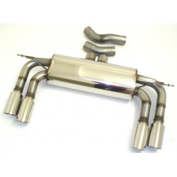 3"(76mm) Tobă de eșapament sport- Duplex BMW X6 M - Cu certificat ECE (971340D-X3-X)