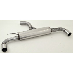 3"(76mm) Tobă de eșapament sport Duplex VW Golf VI GTI Cabrio - Cu certificat ECE (971447GD-X3-X)