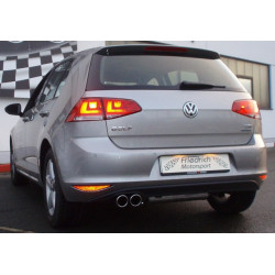 Tobă de eșapament sport VW Golf VII - Cu certificat ECE (971450A-X)