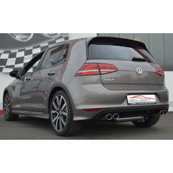 Tobă de eșapament sport Duplex VW Golf VII - Cu certificat ECE (971450BD-X)