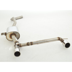 Tobă de eșapament sport Duplex Renault Megane III Grandtour (Typ Z) incl. GT - Cu certificat ECE (971912D-X)