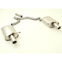 Tobă de eșapament sport Duplex Seat Exeo (3R) - Cu certificat ECE (972726AD-X)