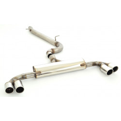 3"(76mm) Evacuare Duplex pentru Audi TTS 8J Quattro - Cu certificat ECE (991010-X3-X)