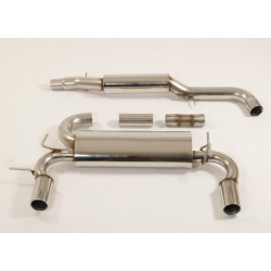 3"(76mm) Evacuare Duplex pentru VW Golf IV - Cu certificat ECE (991428RLD-X3-X)