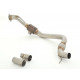 Mustang 76mm Downpipe cu 200CPSI cat. sport Ford Mustang Coupe și Cabrio (981206T-X3-DPKAHJS) | race-shop.ro