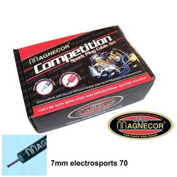 Cabluri bujii Magnecor 7mm sport pentru TRIUMPH TR4 (screw-in dist. cap)