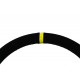Volane sport Volan sport cu 3 spițe Slide, 350mm, piele întoarsă, adâncime 90mm, negru/galben | race-shop.ro