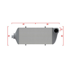 Intercooler personalizat Wagner Performance 600mm x 300mm x 90mm