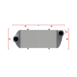 Intercooler personalizat Wagner Competition 550mm x 400mm x 100mm