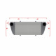 Personalizate Intercooler personalizat Wagner Performance 500mm x 300mm x 90mm | race-shop.ro