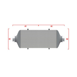 Intercooler personalizat Wagner Performance 500mm x 205mm x 80mm