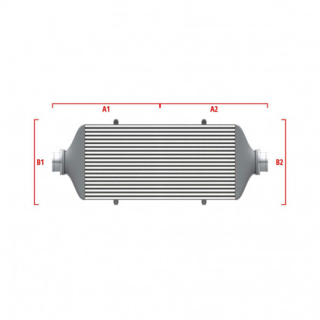 Personalizate Intercooler personalizat Wagner Competition 600mm x 205mm x 80mm | race-shop.ro