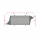 Personalizate Intercooler personalizat Wagner Performance 600mm x 205mm x 80mm | race-shop.ro